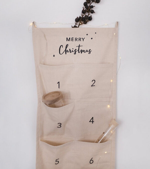 Advent calendar Merry Christmas 30cm