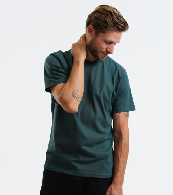 Basic Shirt dark green - Image 2