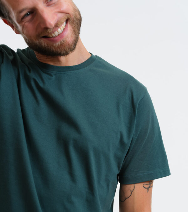 Basic Shirt dark green - Image 4