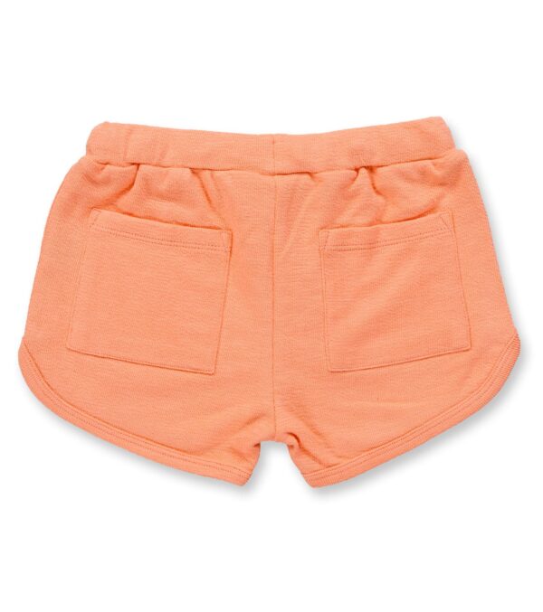 Pfirsichorange Mädchenshorts – Bild 2