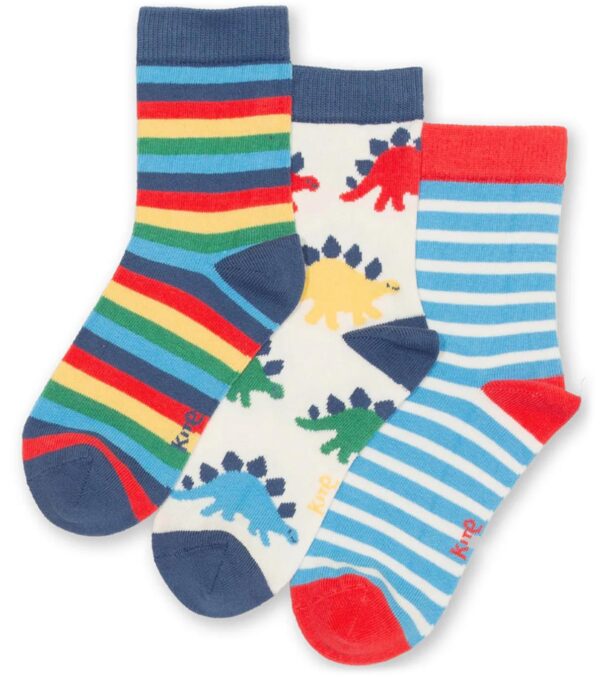 Colorful Socks 3-Pack, Steggie stomp