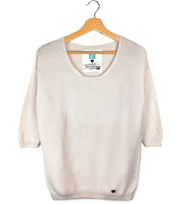 Light knitted sweater Valona ivory - Image 8