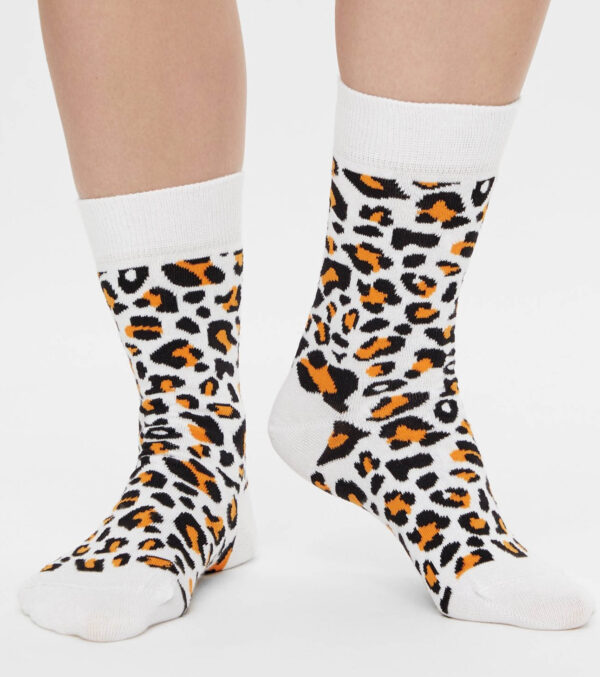 White Leopard socks - Image 3