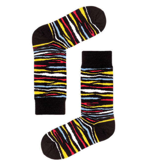 Colorful zebra socks